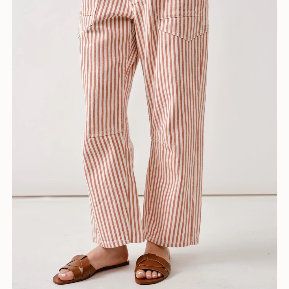 Bohme Jocelyn Moxie Barrel Eyelet Jeans size Med. NWT - Picture 2 of 7